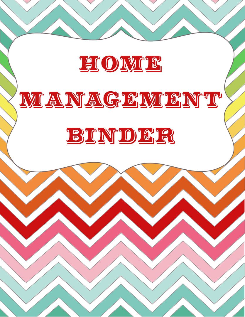New Home Management Binder Free Printables